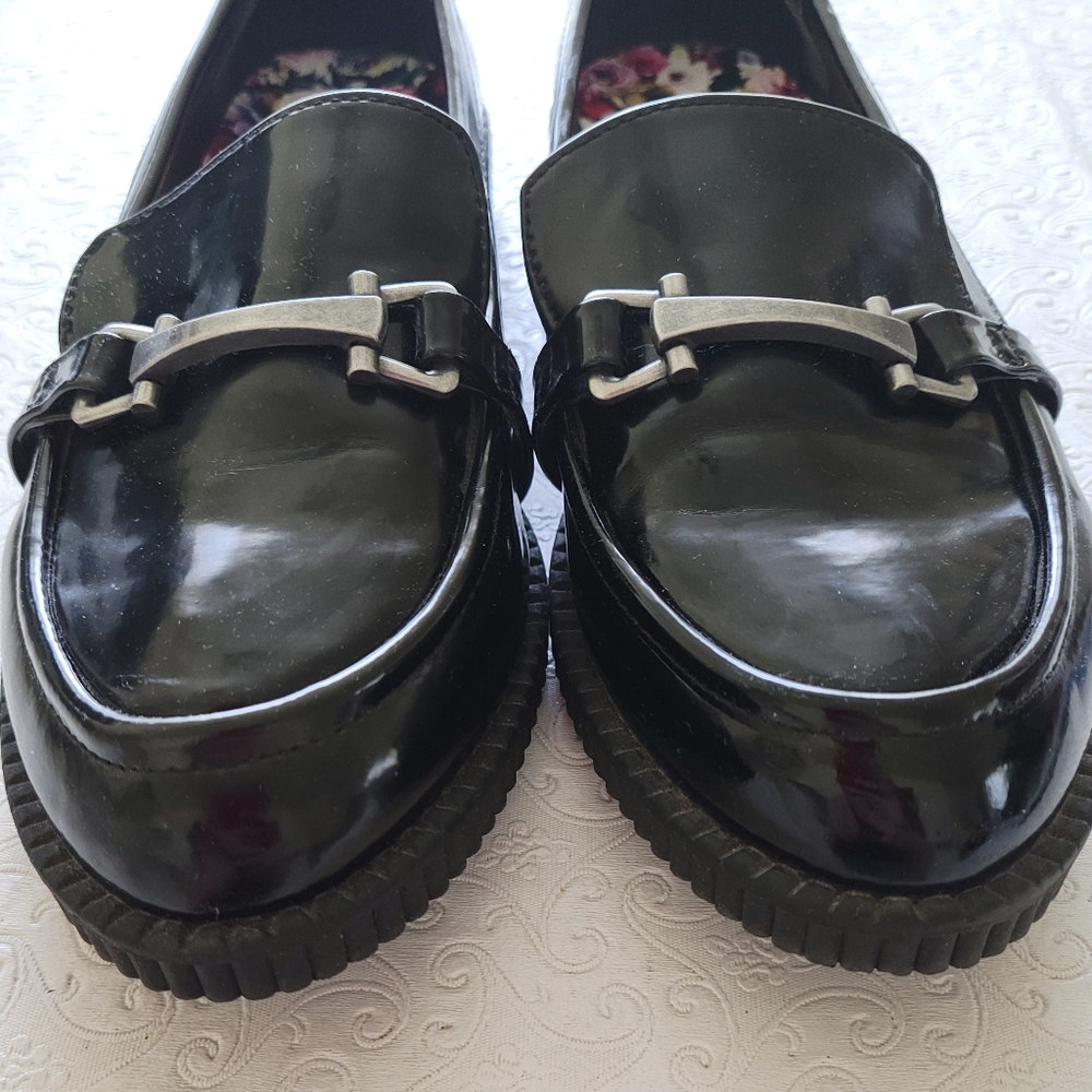 Rocket Dog Black Patent Leather Slip on Shoes  Loafers Womens Size 8.5 - Picture 8 of 10